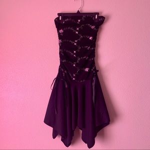 Y2K STRAPLESS FAIRY DRESS